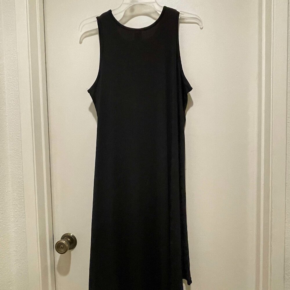 NWT West Loop Women’s Black Handkerchief Sleeveless Long Summer Dress Size L